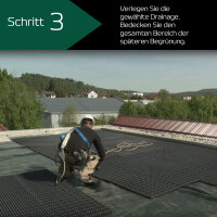 60m² KNAUF Urbanscape Gründach-System Dachbegrünung Standard Air 26L
