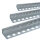 Kiesfangleisten Aluminium 2500x100x1,5mm